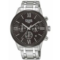 pulsar mens chronograph bracelet watch pt3805x1