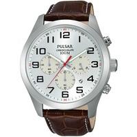 Pulsar Mens Chronograph Strap Watch PT3663X1