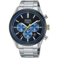 Pulsar Mens Steel Chronograph Watch PT3727X1