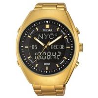 Pulsar Mens Gold Watch PZ4012X1