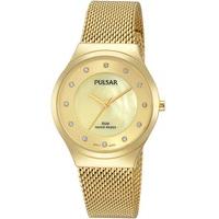 Pulsar Ladies Gold Plated Steel Watch PH8130X1