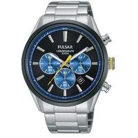 Pulsar Mens Steel Chronograph Watch PT3727X1