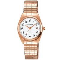 Pulsar Ladies Rose Gold Plated Expandable Watch PH7446X1