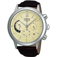 pulsar mens chronograph strap watch pu6007x1