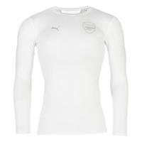 puma arsenal long sleeve bodywear compression mens