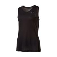 puma running womens tank top black