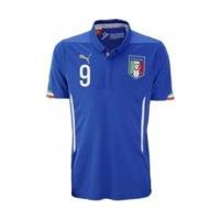 Puma Italy Home Shirt 2014/2015 + Balotelli 9