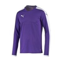 puma football longsleeve jersey team violetwhite