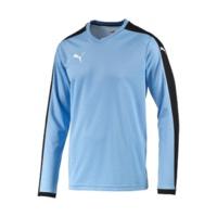 puma football longsleeve jersey youth team pearl blueblack