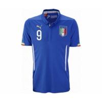 Puma Italy Home Shirt Junior 2014/2015 + Balotelli 9