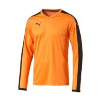 puma football longsleeve jersey youth team orangeblack