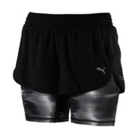 Puma Running Damen Blast 2 in 1 Shorts (2017) black-inner tight