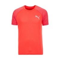 puma active training dri release t shirt red blast barbados cherry