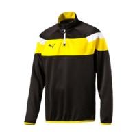 puma spirit ii training top youth blackcyber yellow