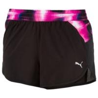 Puma Running Women\'s Blast Graphic Shorts black/yoke ultra magenta