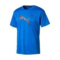 puma trainings t shirt electric blue lemonadepeacoat 512722 34