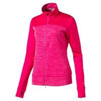 Puma Colourblock Full Zip Ladies Jacket - Bright Rose Small