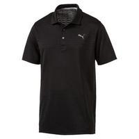 Puma Body Map Jacquard Polo - Black Medium