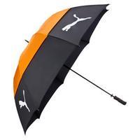 puma dual canopy umbrella black orange