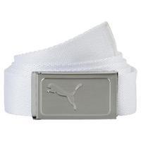 Puma Youth Webbing Belt - White