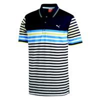 puma golf mens novelty stripe polo shirt pu1