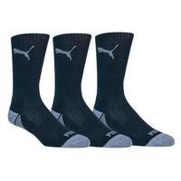 Puma Pounce Crew Socks 3 Pair Pack - Black