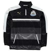 puma nufc quarter football training jacket junior boys