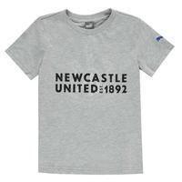 puma newcastle united graphic t shirt junior boys