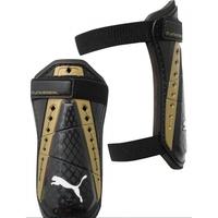 Puma King Universal Shinguards Black/Gold Large