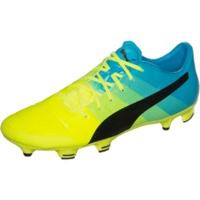 Puma evoPOWER 2.3 FG safety yellow/black/atomic blue