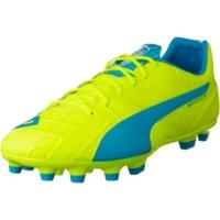 Puma evoSPEED 1.4 AG safety yellow/atomic blue/white