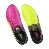 Puma evoPOWER 3.3 Tricks FG pink glo/safety yellow/black