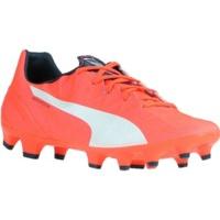 Puma EvoSpeed 4.4 FG Jr lava blast/white/total eclipse