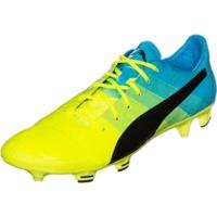 Puma evoPOWER 1.3 FG safety yellow/black/atomic blue