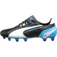 puma king fg blackwhitefluo blue