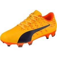 puma evopower vigor 4 fg jr ultra yellowpeacoatorange clown fish