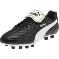 Puma King Top di FG black/white/team gold