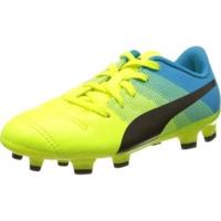 Puma evoPOWER 4.3 FG safety yellow/black/atomic blue