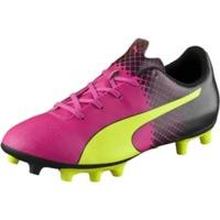 Puma evoSPEED 5.5 Tricks FG Junior pink glo/safety yellow/black