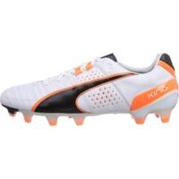 Puma King II FG white/black/fluo flash orange