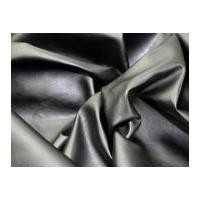 pvc leather look leatherette fabric black