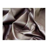 PVC Leather Look Leatherette Fabric Brown