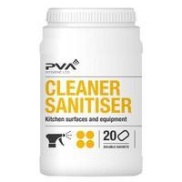 PVA Hygiene Cleaner Sanitiser Sachets Pack of 20 4017990