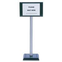 PVC GREY POST 1, 10M WITH SIGNHO...