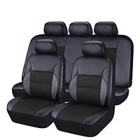 Pvc Leather Universal Car Seat Covers Full Set Seat Covers