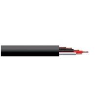 PVC Speaker Cable, Black, 2.5mm2, 4 Core, 100m