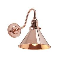 PV1 CPR Provence 1 Light Wall Light In Polished Copper