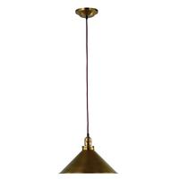PV/SP AB Aged Brass Provence French Style Ceiling Pendant Light