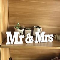 PVC MR MRS letter Wedding Decorations-3Piece/Set Unique Wedding Décor / Ornaments Engagement