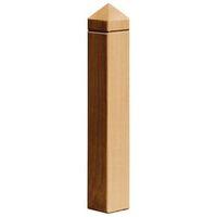 PYRAMID TOP WOODEN BOLLARD \